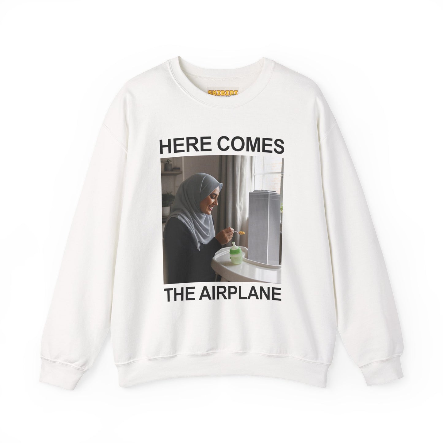 Here comes the airplane